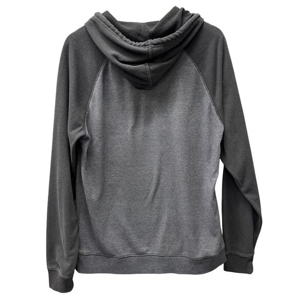 Levi's Hoodie Mens Medium Gray Black Red Logo Pullover Sweatshirt + Pockets - Picture 4 of 7